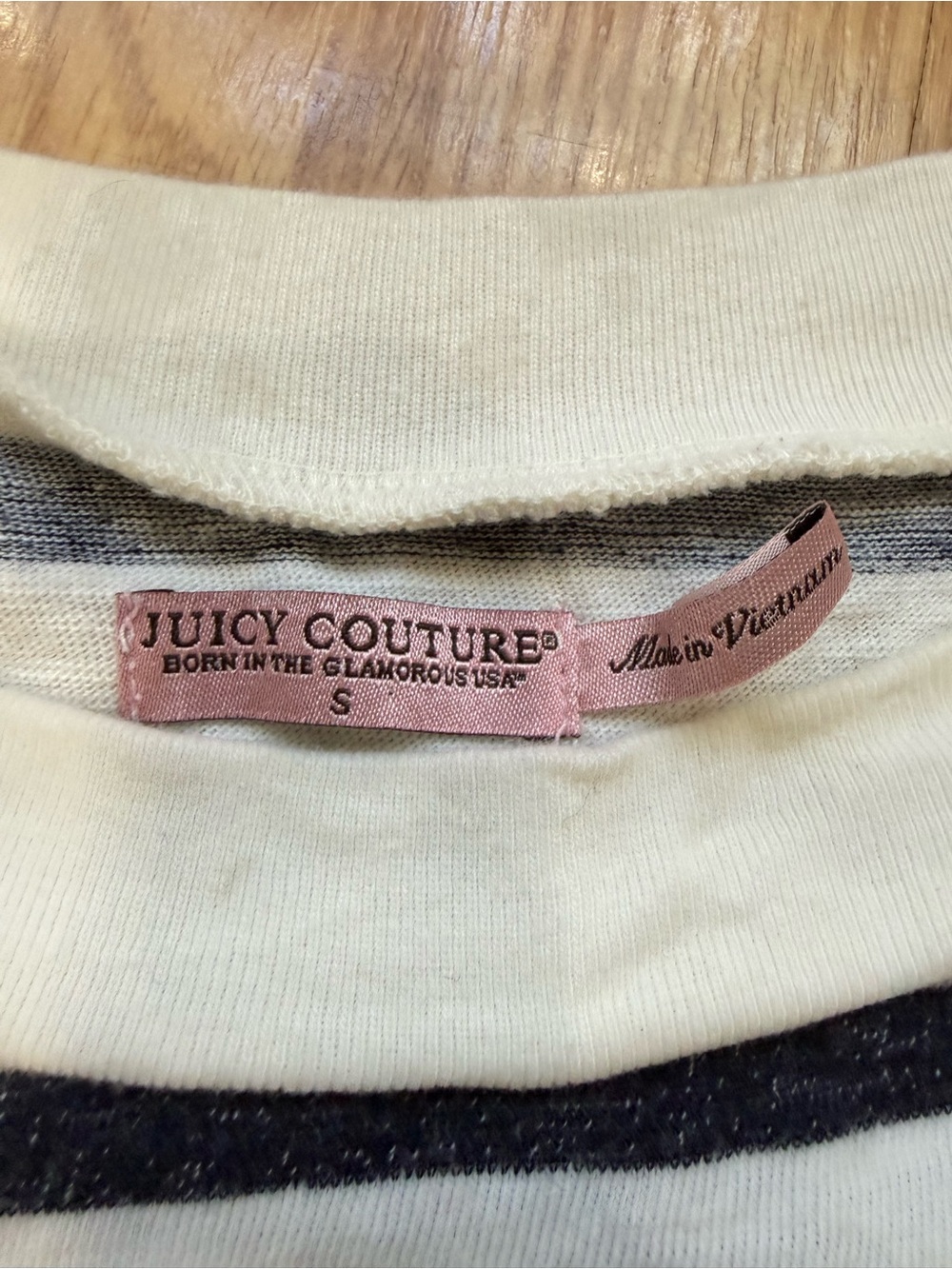 Juicy Couture Striped Cotton Mini Dress Navy White Size S 2011 - Picture 2 of 7